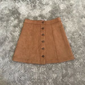 Forever 21 mini button up skirt